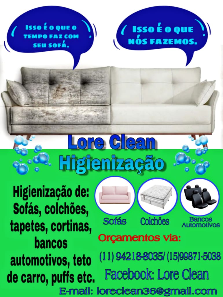 LORE CLEAN HIGIENIZAÇÃO